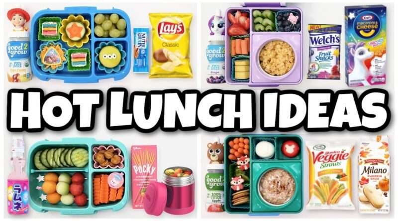 Are your kids getting tired of typical sandwich lunches? Try these school lunch ideas for kids to bring their appetite back!