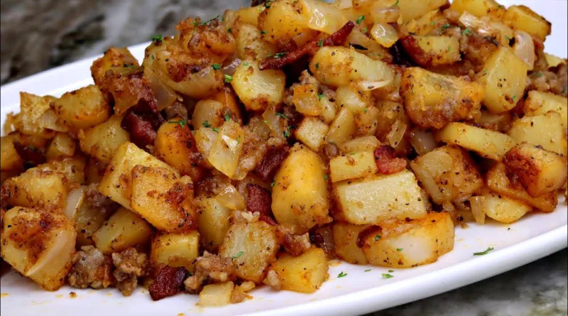 Enjoy this hearty breakfast potatoes recipe and set a positive tone for the rest of the day. It is simple and quick - best for hustlers.